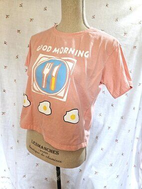 Size S to M Good Morning T-Shirt